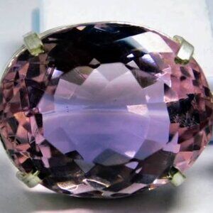 Certified 101.20 Ct Brazilian Pink Kunzite Pendant Oval Cut Gemstone BG#98